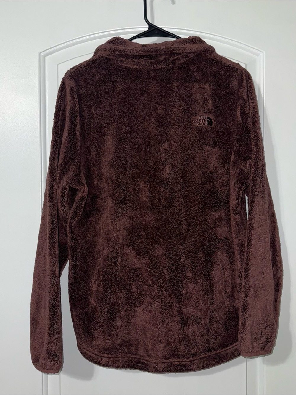The North Face Osito 1/4 Zip Sweatshirt Women’s Size Large Brown Fuzzy Fleece - Picture 5 of 5